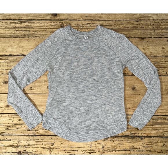Athleta Tops - Athleta Women’s size S Light Grey Heather Mindset Sweatshirt EUC